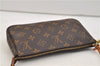 Authentic Louis Vuitton Monogram Pochette Accessoires Pouch M51980 LV 1437E