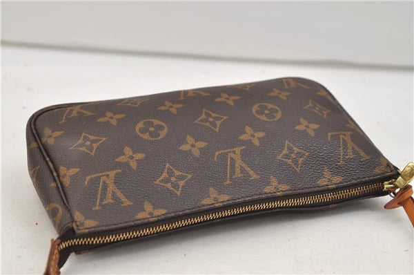 Authentic Louis Vuitton Monogram Pochette Accessoires Pouch M51980 LV 1437E