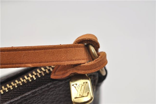 Authentic Louis Vuitton Monogram Pochette Accessoires Pouch M51980 LV 1437E