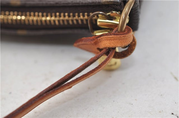 Authentic Louis Vuitton Monogram Pochette Accessoires Pouch M51980 LV 1437E