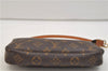 Authentic Louis Vuitton Monogram Pochette Accessoires Pouch M51980 LV 1437E