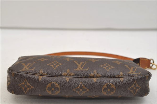 Authentic Louis Vuitton Monogram Pochette Accessoires Pouch M51980 LV 1437E