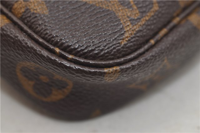 Authentic Louis Vuitton Monogram Pochette Accessoires Pouch M51980 LV 1437E