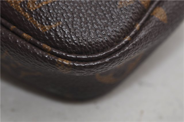 Authentic Louis Vuitton Monogram Pochette Accessoires Pouch M51980 LV 1437E