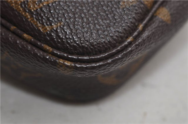 Authentic Louis Vuitton Monogram Pochette Accessoires Pouch M51980 LV 1437E