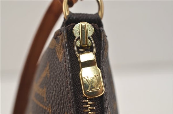 Authentic Louis Vuitton Monogram Pochette Accessoires Pouch M51980 LV 1437E