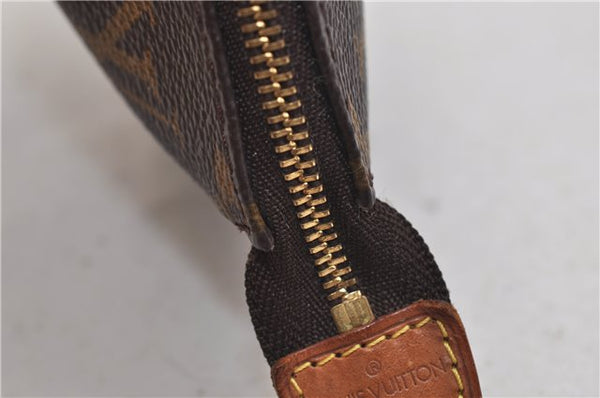 Authentic Louis Vuitton Monogram Pochette Accessoires Pouch M51980 LV 1437E