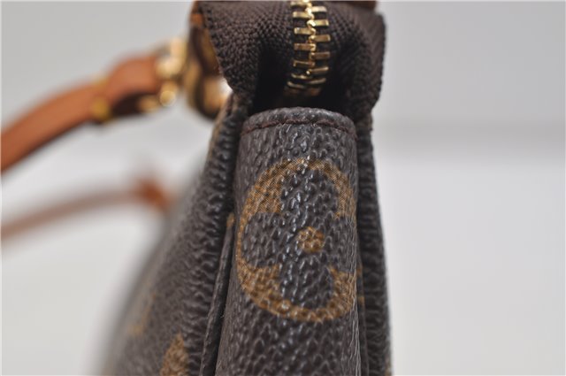 Authentic Louis Vuitton Monogram Pochette Accessoires Pouch M51980 LV 1437E