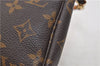 Authentic Louis Vuitton Monogram Pochette Accessoires Pouch M51980 LV 1437E