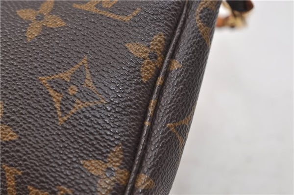 Authentic Louis Vuitton Monogram Pochette Accessoires Pouch M51980 LV 1437E