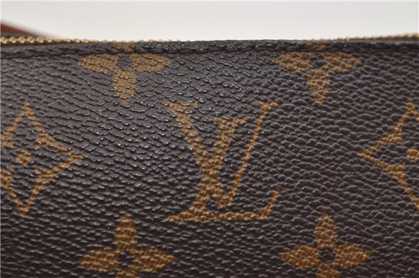 Authentic Louis Vuitton Monogram Pochette Accessoires Pouch M51980 LV 1437E