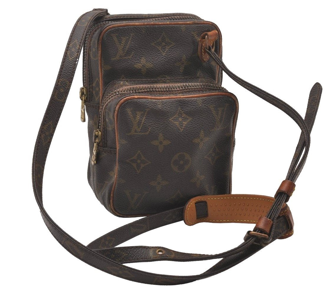 Authentic Louis Vuitton Monogram Mini Amazone Shoulder Cross Bag M45238 LV 1438I
