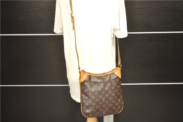Auth Louis Vuitton Monogram Odeon PM Shoulder Cross Body Bag M56390 LV 1440D