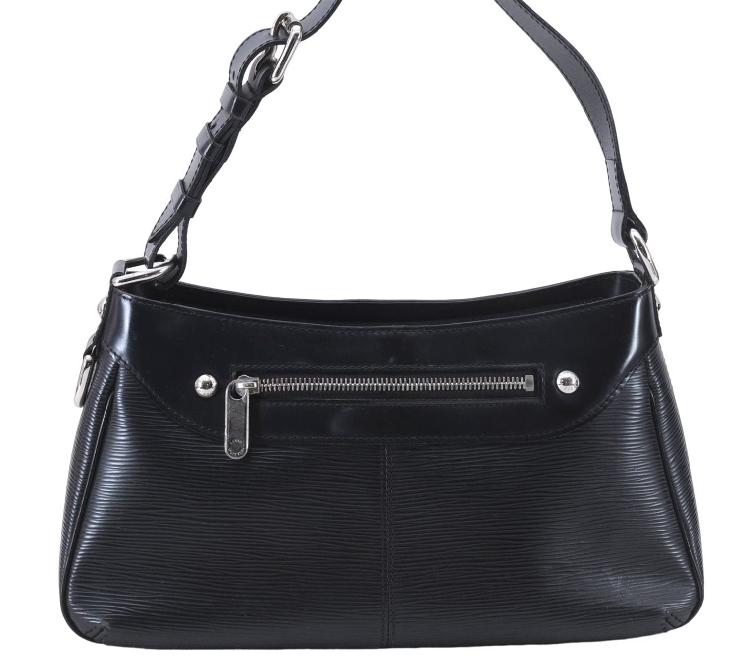 Authentic Louis Vuitton Epi Turenne PM Shoulder Hand Bag Black M59282 LV 1440E