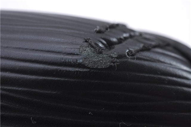 Authentic Louis Vuitton Epi Turenne PM Shoulder Hand Bag Black M59282 LV 1440E