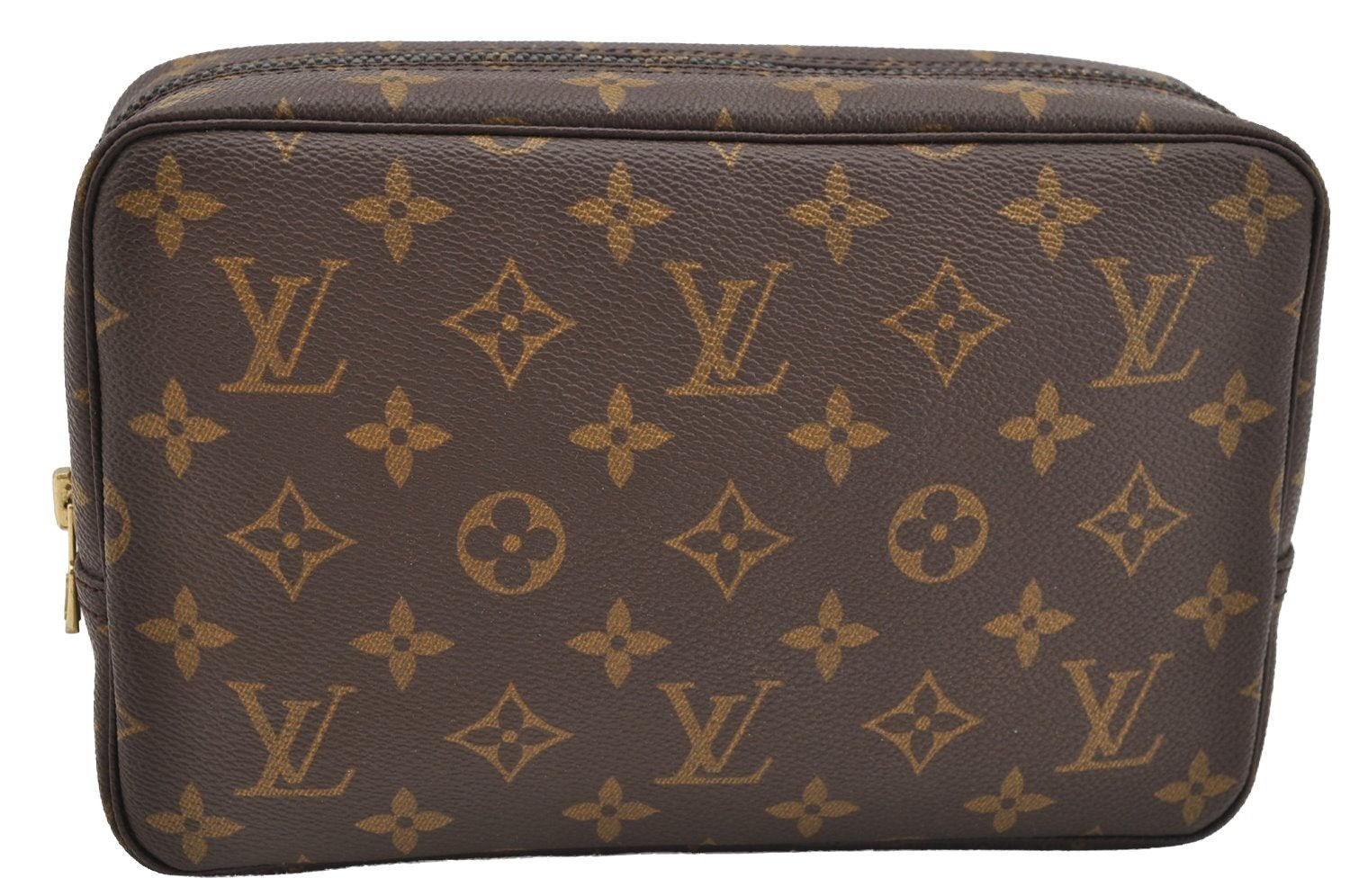 Auth Louis Vuitton Monogram Trousse Toilette 23 Clutch Hand Bag M47524 LV 1440I