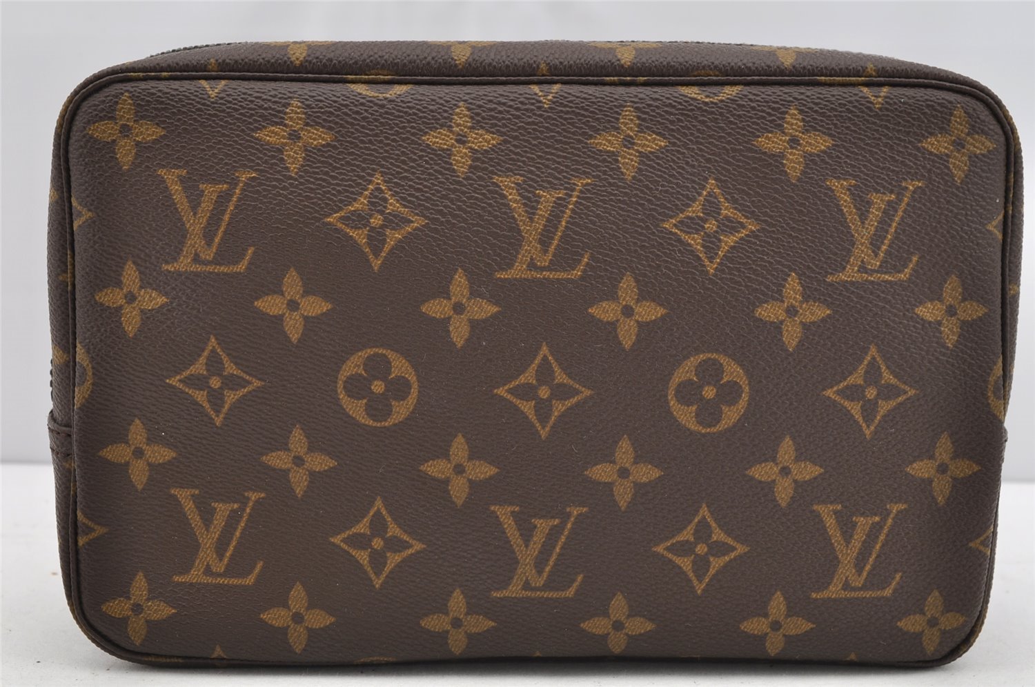 Auth Louis Vuitton Monogram Trousse Toilette 23 Clutch Hand Bag M47524 LV 1440I