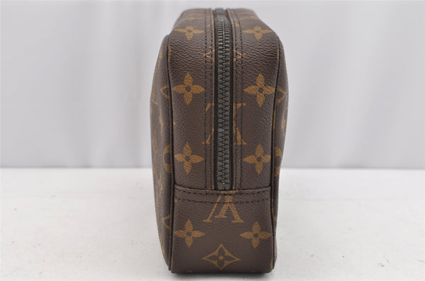 Auth Louis Vuitton Monogram Trousse Toilette 23 Clutch Hand Bag M47524 LV 1440I