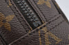 Auth Louis Vuitton Monogram Trousse Toilette 23 Clutch Hand Bag M47524 LV 1440I