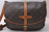 Auth Louis Vuitton Monogram Saumur 30 Shoulder Cross Body Bag M42256 LV 1441D