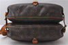 Auth Louis Vuitton Monogram Saumur 30 Shoulder Cross Body Bag M42256 LV 1441D