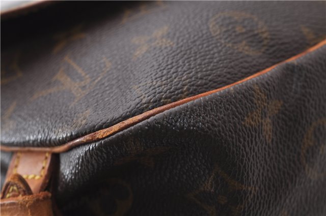Auth Louis Vuitton Monogram Saumur 30 Shoulder Cross Body Bag M42256 LV 1441D