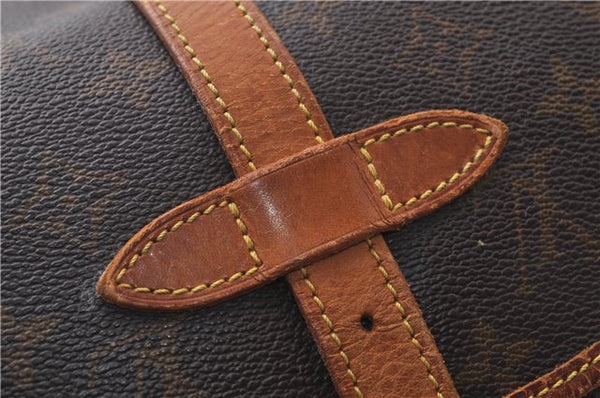 Auth Louis Vuitton Monogram Saumur 30 Shoulder Cross Body Bag M42256 LV 1441D
