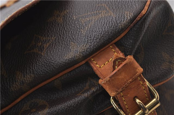 Auth Louis Vuitton Monogram Saumur 30 Shoulder Cross Body Bag M42256 LV 1441D