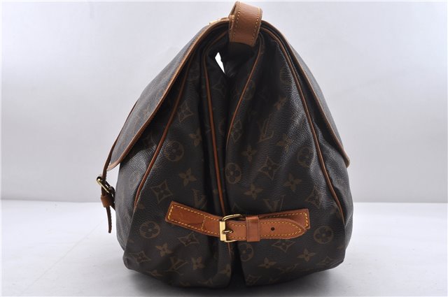 Auth Louis Vuitton Monogram Saumur 35 Shoulder Cross Body Bag M42254 LV 1442D