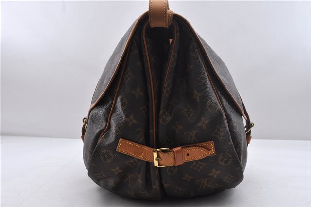 Auth Louis Vuitton Monogram Saumur 35 Shoulder Cross Body Bag M42254 LV 1442D