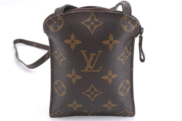 Authentic Louis Vuitton Monogram Pochette Secret Shoulder Bag M45484 LV 1442E