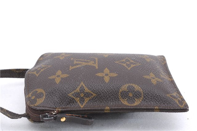 Authentic Louis Vuitton Monogram Pochette Secret Shoulder Bag M45484 LV 1442E