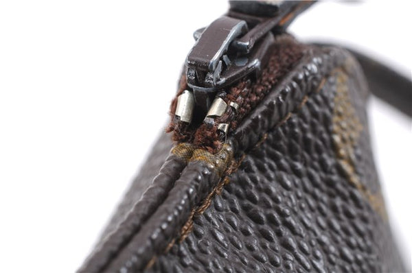 Authentic Louis Vuitton Monogram Pochette Secret Shoulder Bag M45484 LV 1442E