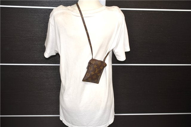 Authentic Louis Vuitton Monogram Pochette Secret Shoulder Bag M45484 LV 1442E