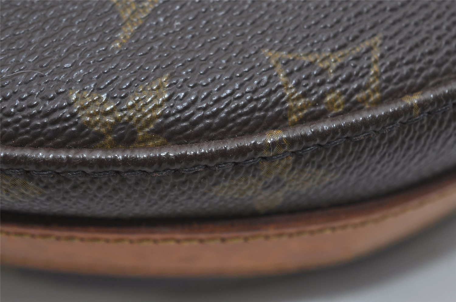 Authentic Louis Vuitton Monogram Chantilly GM Shoulder Cross Bag M51232 LV 1442I