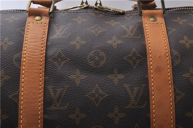 Auth Louis Vuitton Monogram Keepall Bandouliere 50 Boston Bag M41416 LV 1443D