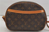 Authentic Louis Vuitton Monogram Blois Shoulder Cross Body Bag M51221 LV 1443E