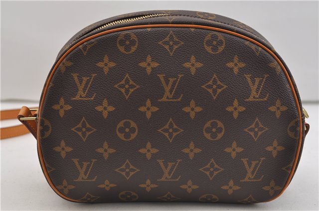 Authentic Louis Vuitton Monogram Blois Shoulder Cross Body Bag M51221 LV 1443E
