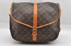 Authentic Louis Vuitton Monogram Saumur 35 Shoulder Cross Bag M42254 LV 1443I