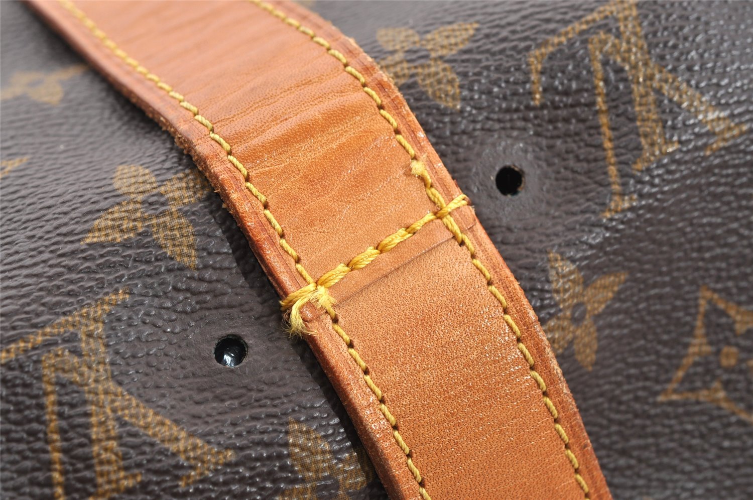 Authentic Louis Vuitton Monogram Saumur 35 Shoulder Cross Bag M42254 LV 1443I