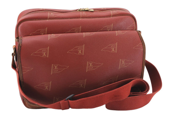 Auth Louis Vuitton LV Cup Calvi Messenger Shoulder Cross Bag M80028 Orange 1444E
