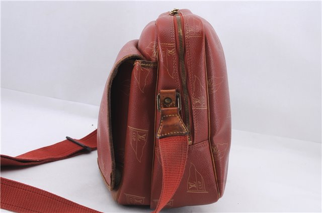 Auth Louis Vuitton LV Cup Calvi Messenger Shoulder Cross Bag M80028 Orange 1444E