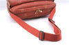 Auth Louis Vuitton LV Cup Calvi Messenger Shoulder Cross Bag M80028 Orange 1444E