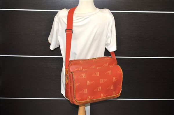 Auth Louis Vuitton LV Cup Calvi Messenger Shoulder Cross Bag M80028 Orange 1444E