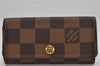 Authentic Louis Vuitton Damier Multicles 4 Key Case Holder N62631 LV 1444F