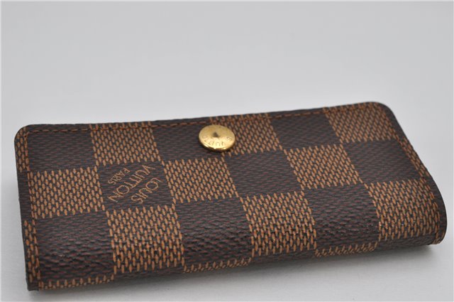 Authentic Louis Vuitton Damier Multicles 4 Key Case Holder N62631 LV 1444F