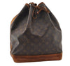 Authentic Louis Vuitton Monogram Noe Shoulder Drawstring Bag M42224 LV 1444I