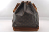 Authentic Louis Vuitton Monogram Noe Shoulder Drawstring Bag M42224 LV 1444I