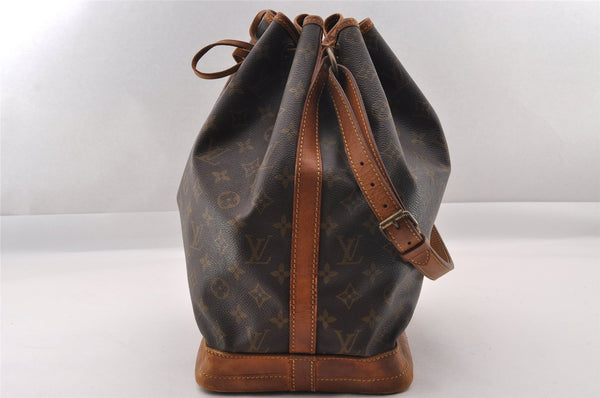 Authentic Louis Vuitton Monogram Noe Shoulder Drawstring Bag M42224 LV 1444I