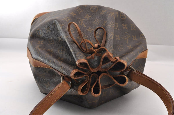 Authentic Louis Vuitton Monogram Noe Shoulder Drawstring Bag M42224 LV 1444I